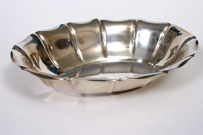 Broodschaal zilver