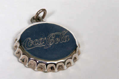 Hanger Coca Cola zilver